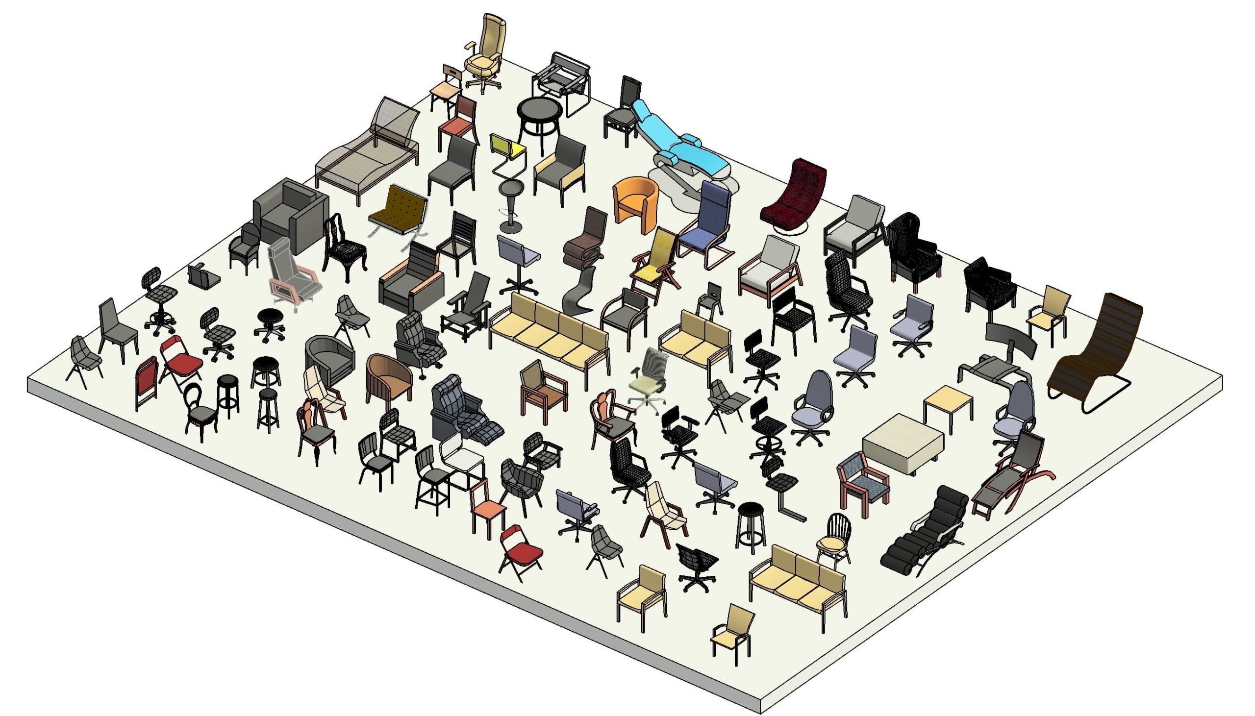 Chair collection premium 60 plus models