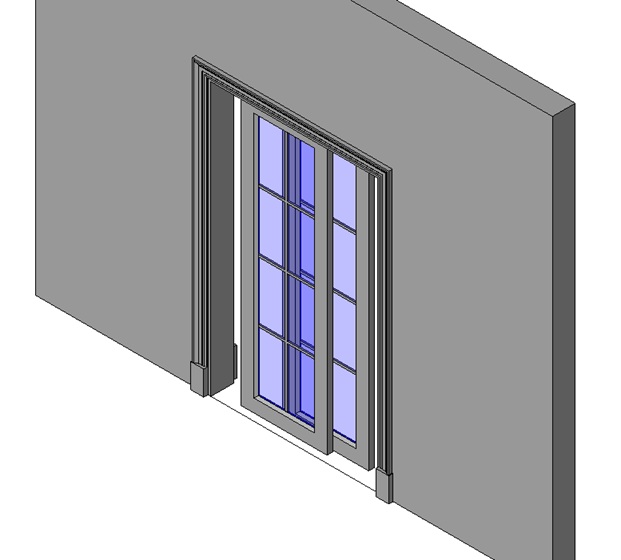 Sliding door 3d generic