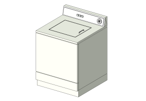 Top-Load Washing Machine with Control Panel