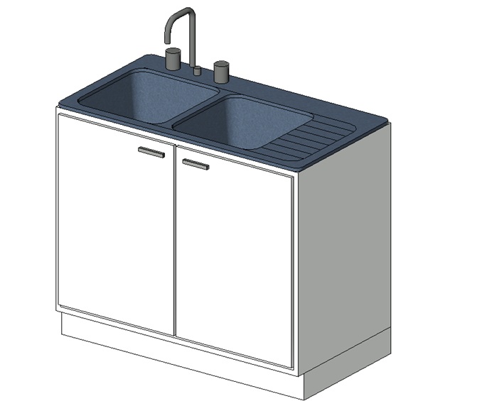 Kitchen sink base cabinet