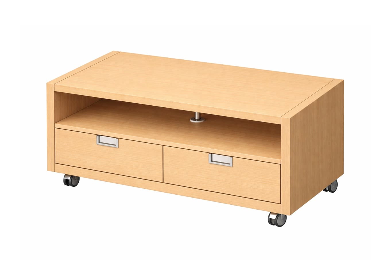 TV Stand with Drawers on Casters