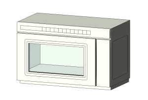 Microwave oven with parametric sizes 11 Microwave oven with parametric sizes