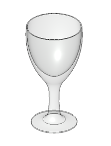 Wine glass realistic 10 Wine glass realistic