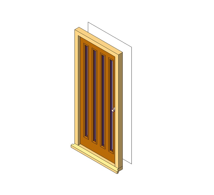 Entry door with 4 detailed glass lites 1 Entry door with 4 detailed glass lites