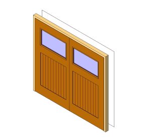 timber garage door
