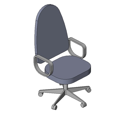 Office chair high back swivel with arms