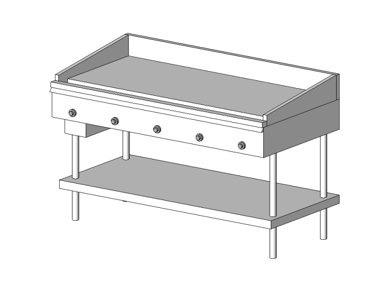 Commercial Griddle Table