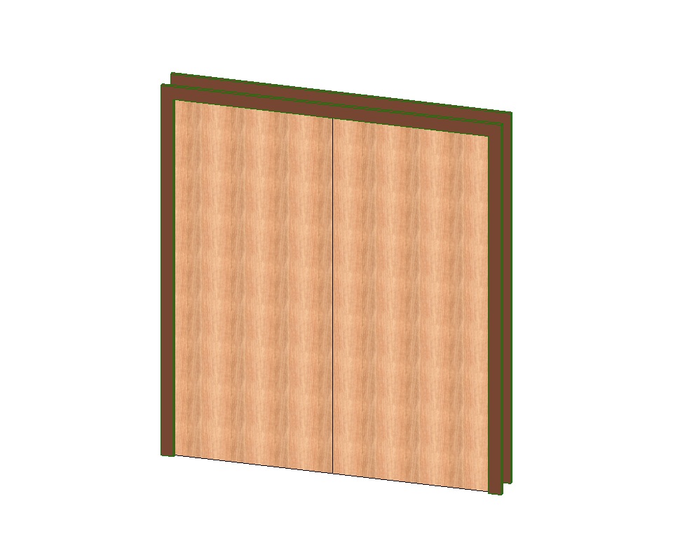 Double wooden flush door modern 1 Double wooden flush door modern