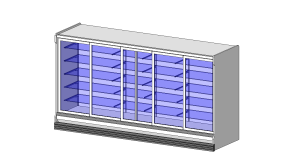 Upright Five Door Freezer