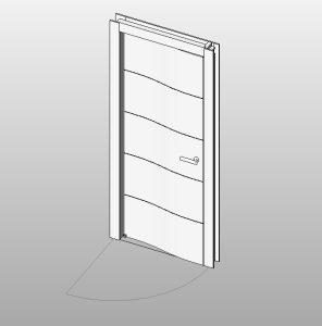 flush door Revit family