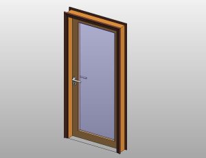 glass door