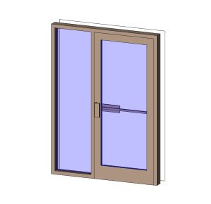 sliding glass door Revit family