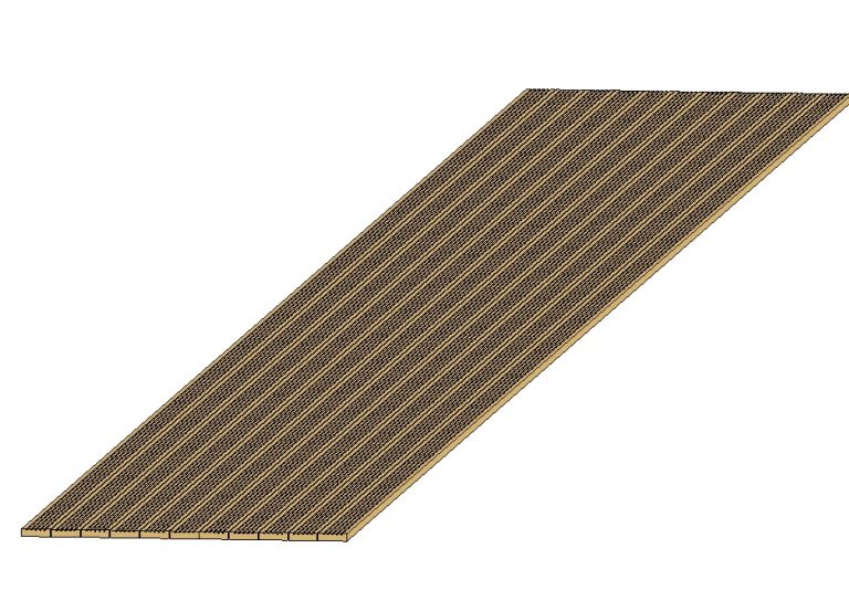 Decking - timber 1m Wide