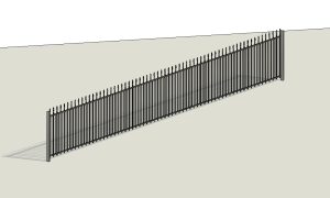 Fencing Vertical Feature Bar