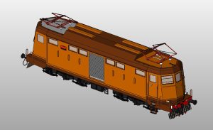 electric locomotive Revit family