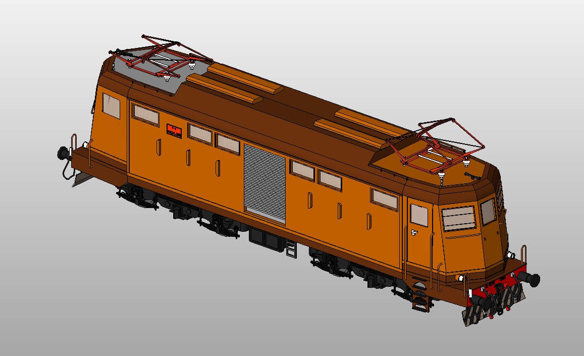 electric locomotive Revit family
