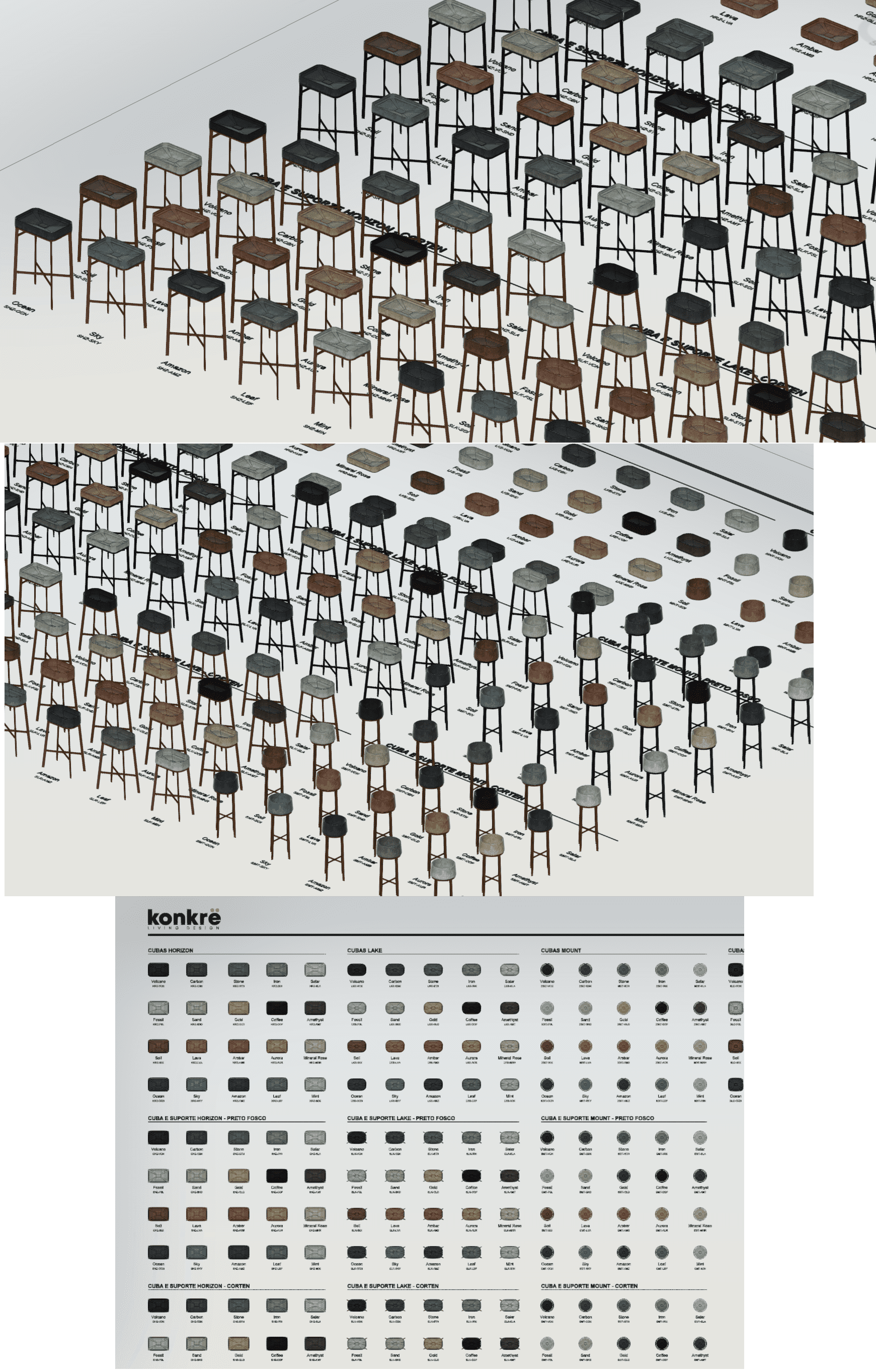 Cubas de concreto