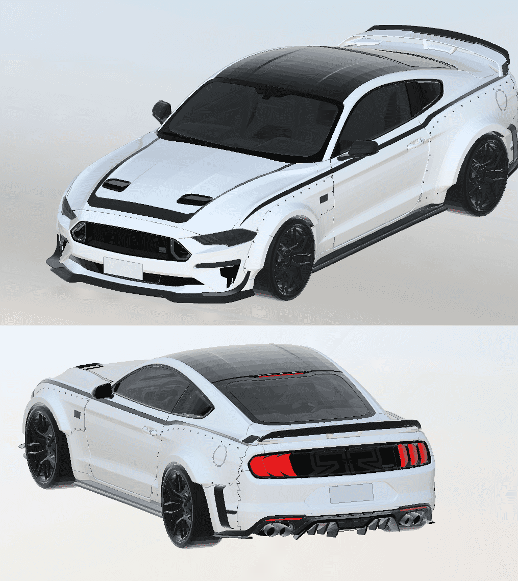 2020 Ford Mustang RTR Spec REVIT