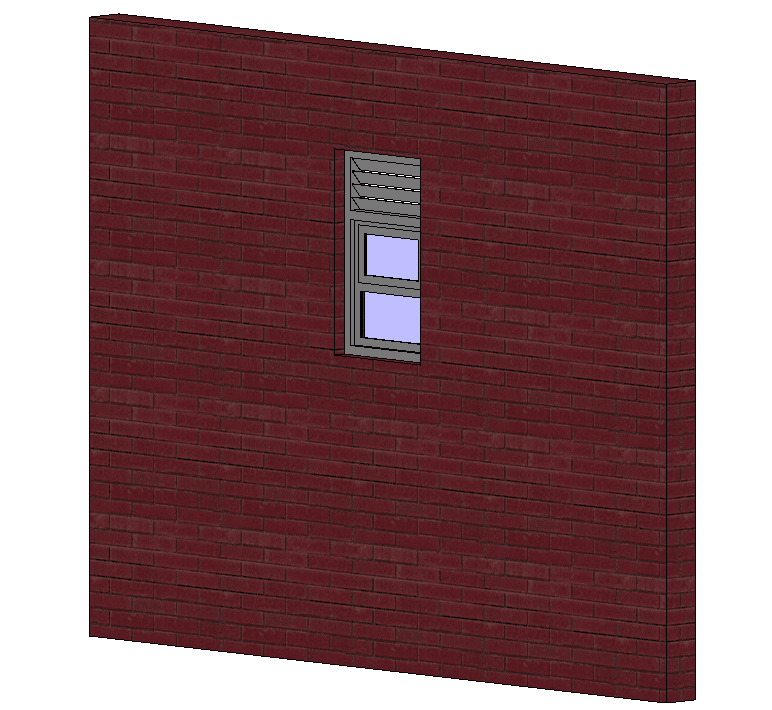 Bathroom Window with Vent_Parametric