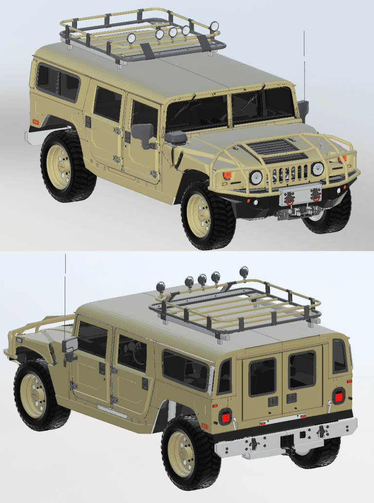 Hummer H1 3D Model (1)