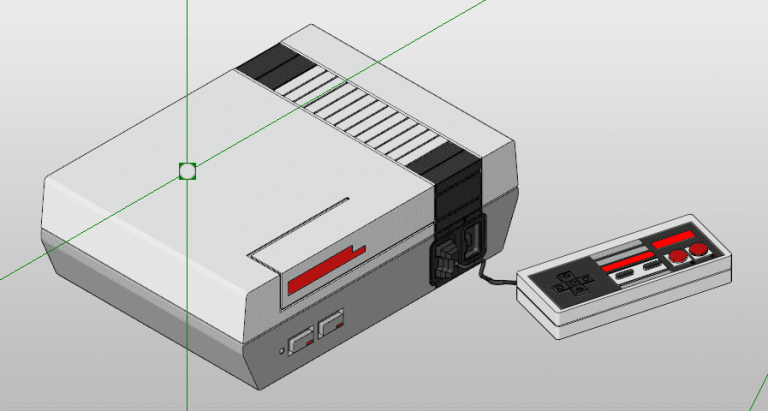 Retro Gaming Console Model