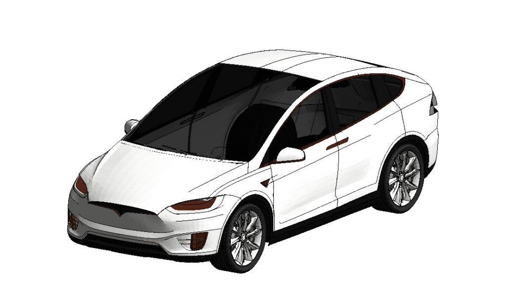 Tesla Model X In Revit | Free Download! (6.26 MB) | Library Revit