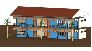 Two-Story School Building Design