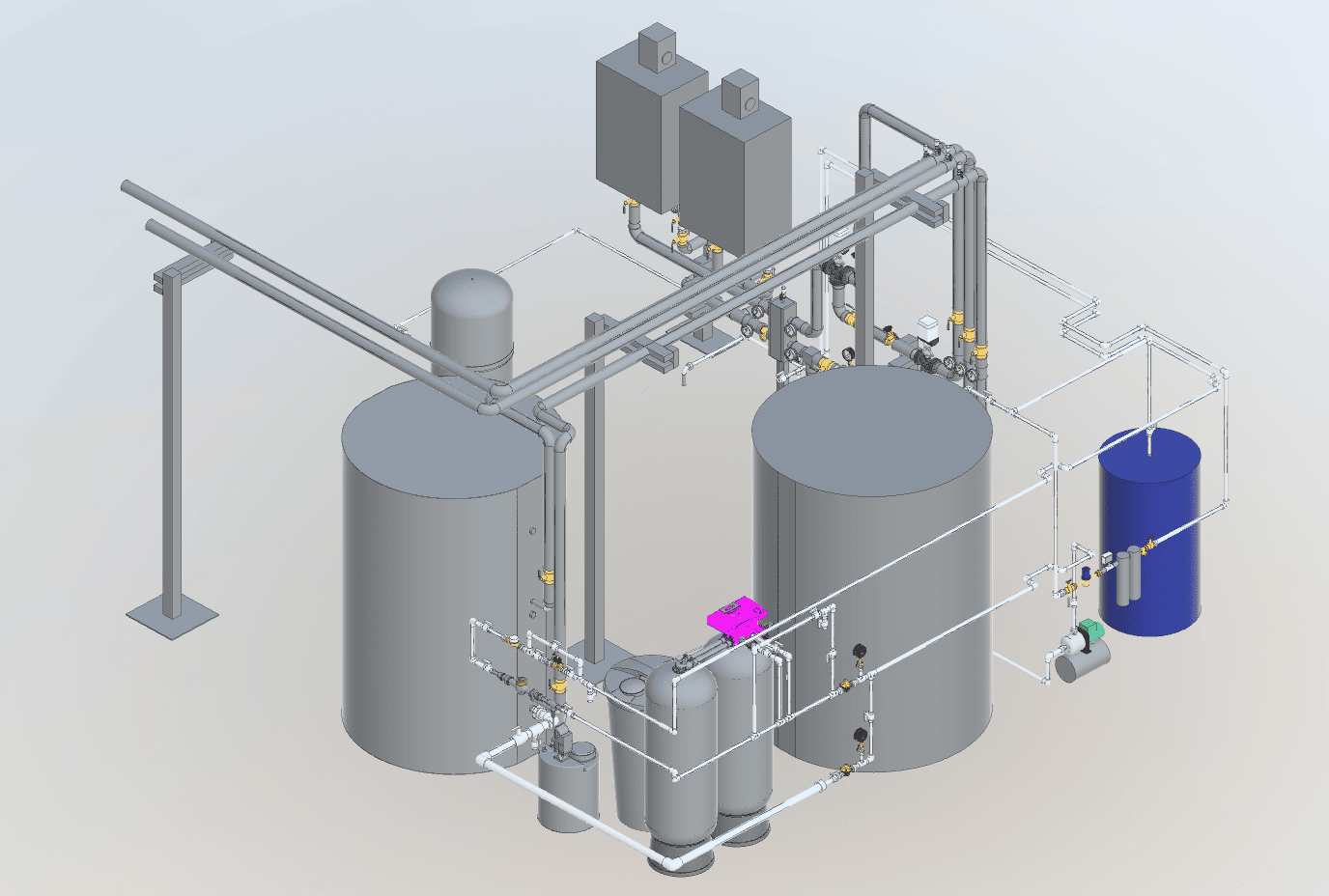 Comprehensive Tank and Piping System