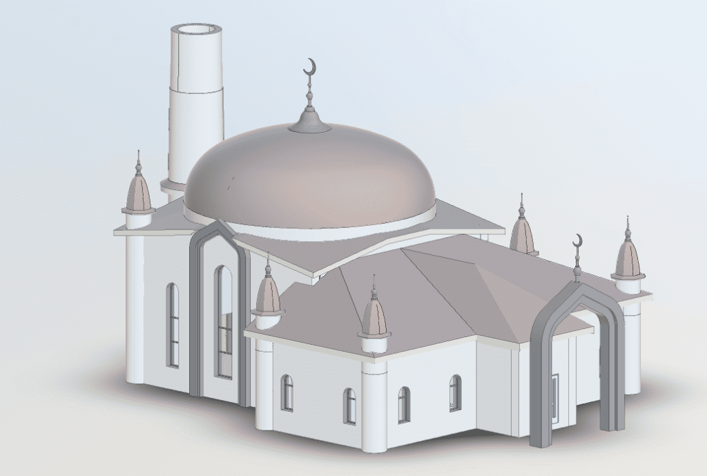 Mosque Architectural Model In Revit | Free Download! (0.00 KB ...