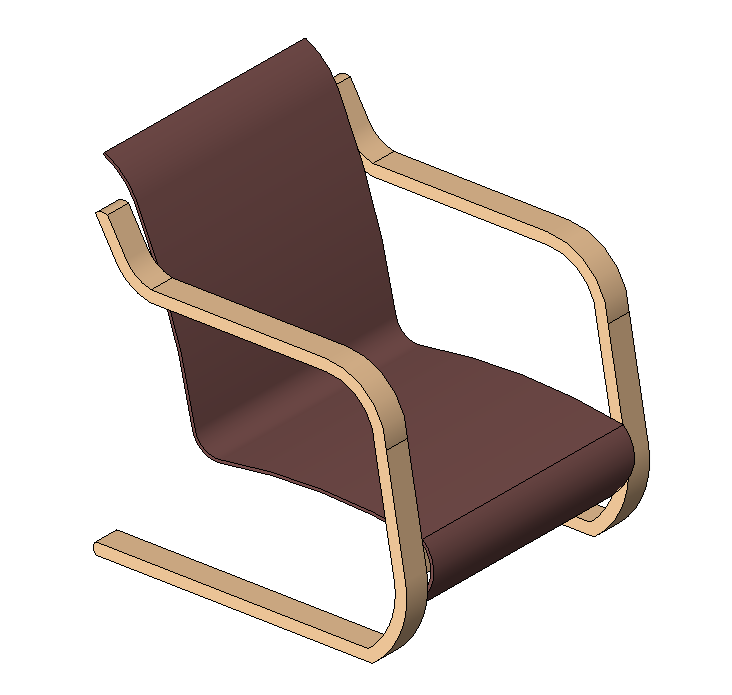 Contemporary Wooden Chair