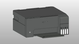 office printer Revit family
