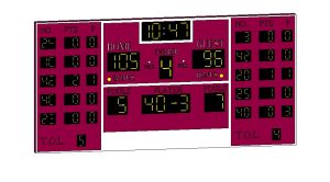 Digital Sports Scoreboard - Basketball