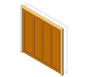 arched garage door