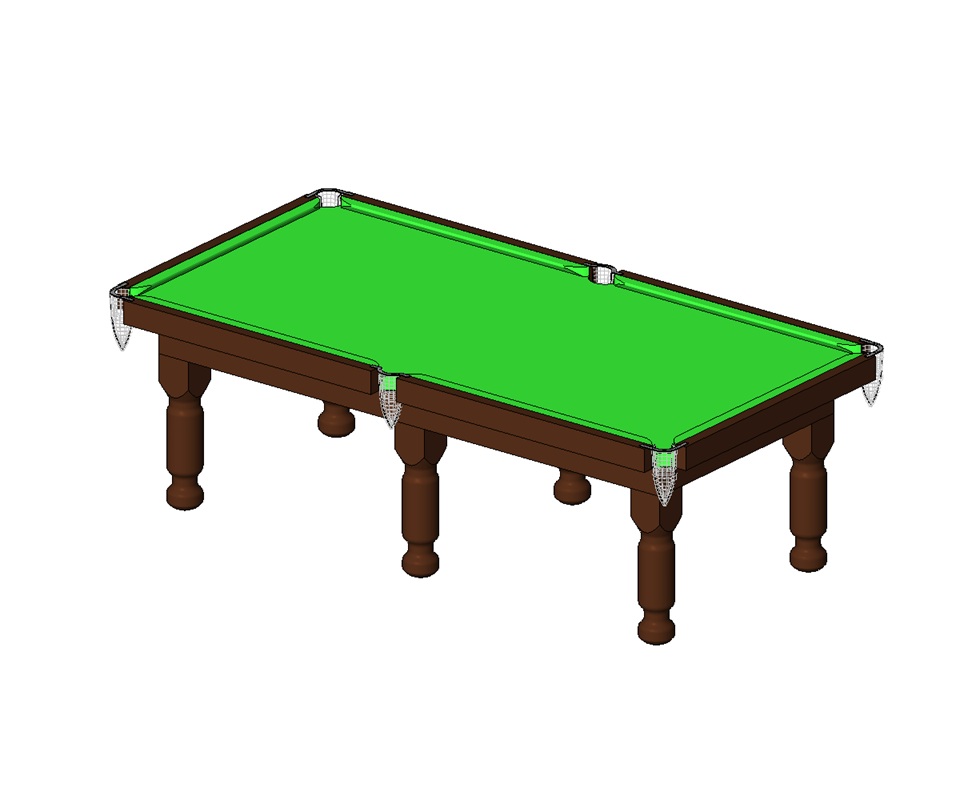 billiard table Revit family