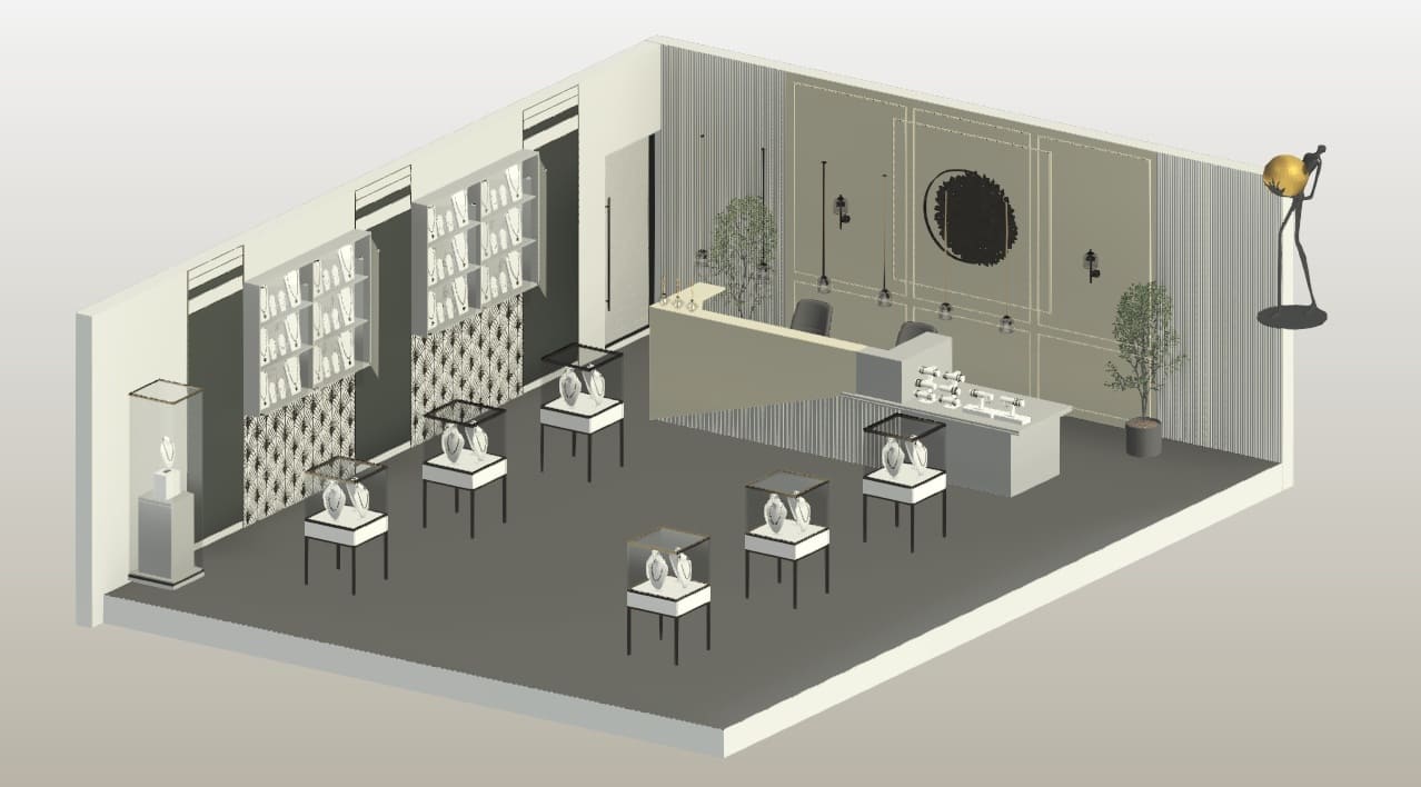 Jewelry Store Interior Template