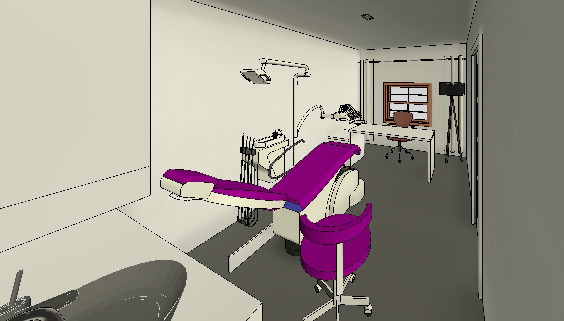 Modern dental chair unit 1 Modern dental chair unit