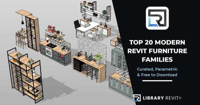 Top 20 Modern Revit Furniture Families for Free Download in 2026 8 Top 20 modern Revit furniture families free download