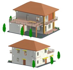 Duplex Villa – Two-Story House with Wraparound Terrace 15 Duplex Villa – Two-Story House with Wraparound Terrace