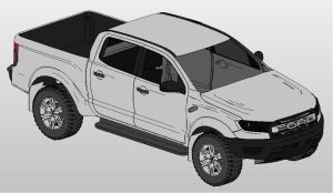 Ford Ranger Raptor Pickup – 4-Door In Revit | Free Download! (4.98 MB ...