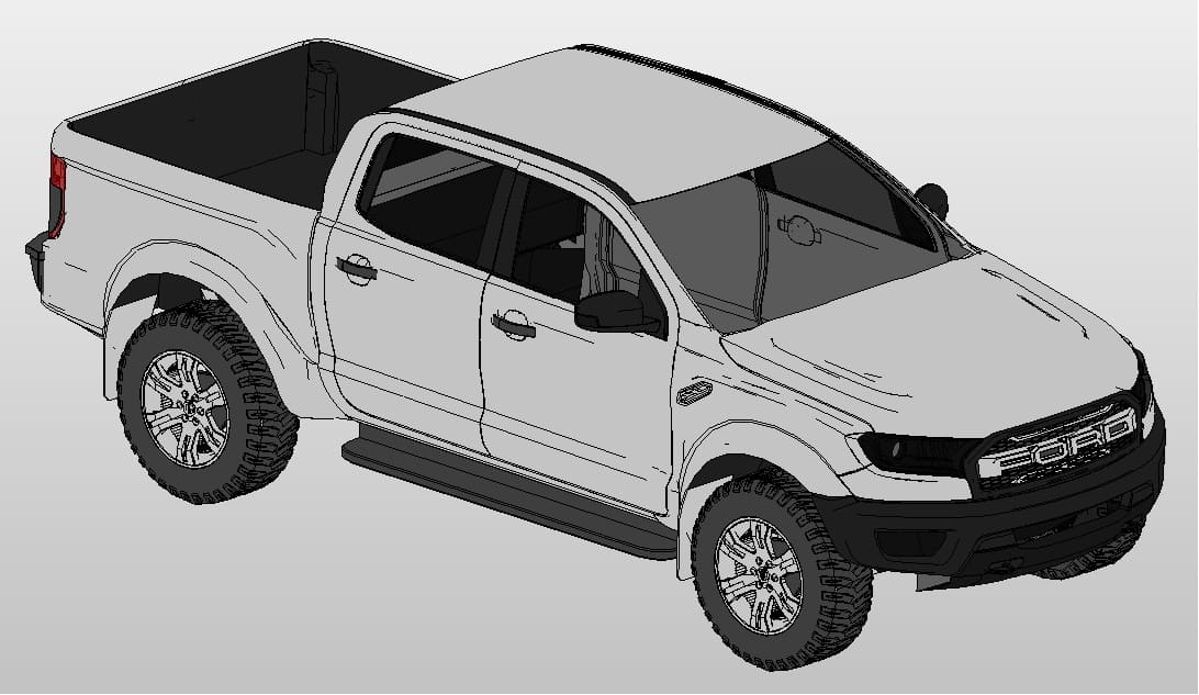 Ford Ranger Raptor Pickup – 4-Door
