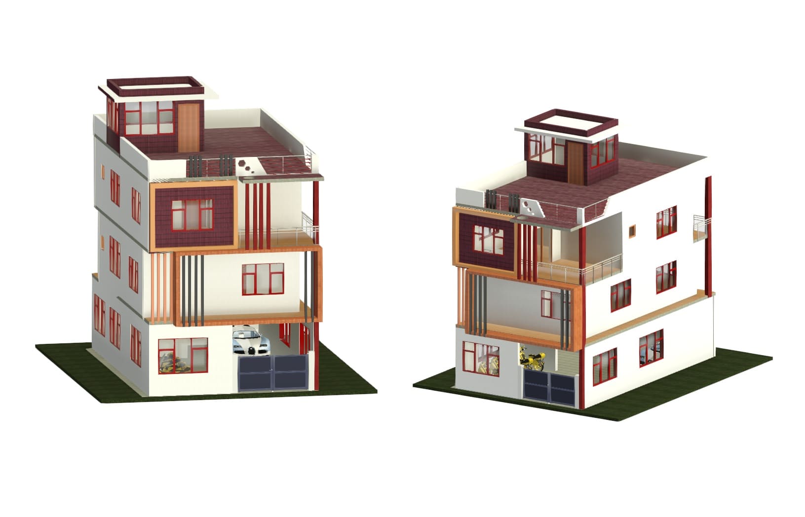 Urban Apartment Building