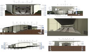 Auditorium Building with Balcony