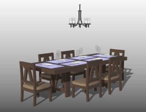 6‑Seat Dining Table Set 12 6‑Seat Dining Table Set
