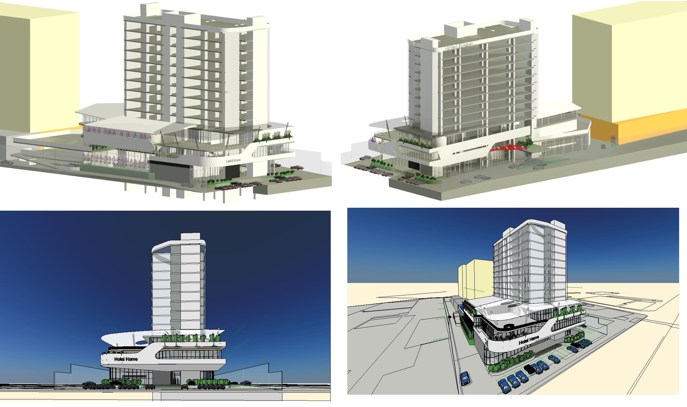 Concept Study for Boutique Hotel