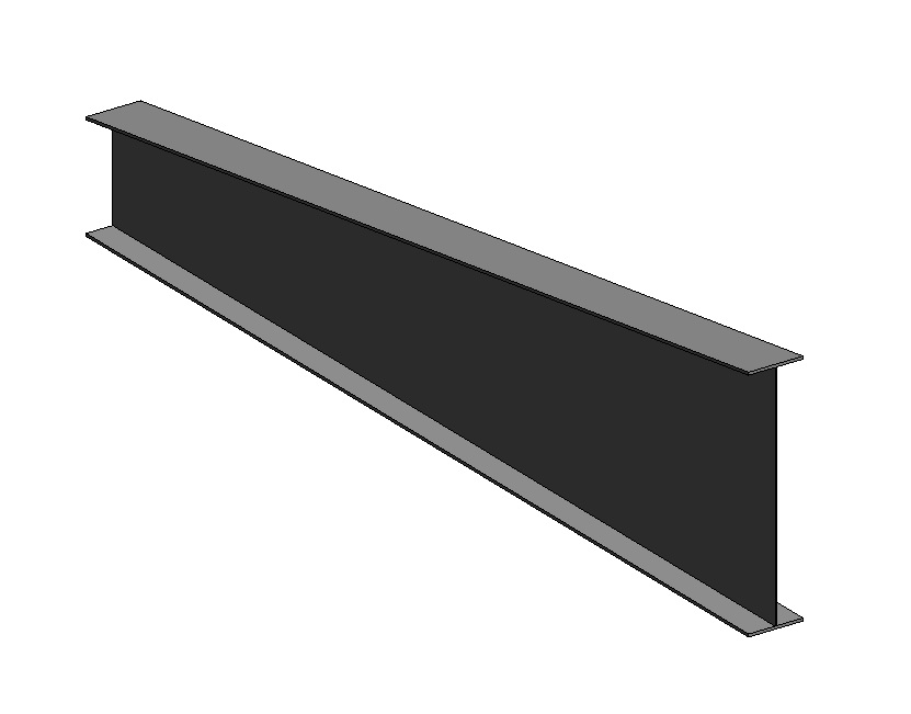 Parametric Pre-Engineered Steel I‑Beam