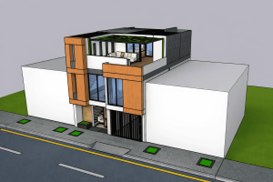 Modern 8x13 m 2-Bedroom House 20 Modern 8x13 m 2-Bedroom House