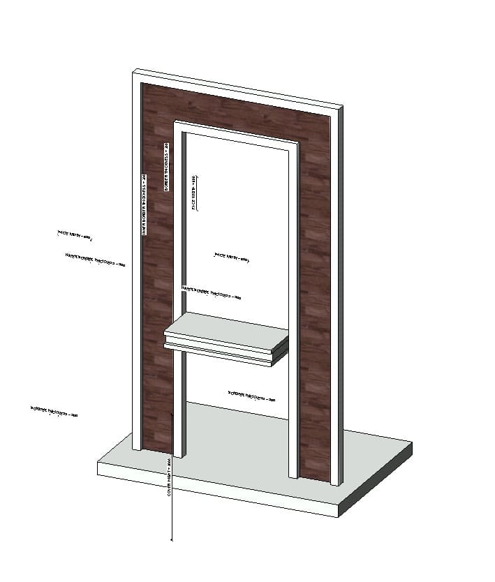 Entrance Gate with Pilasters and Threshold 1 Entrance Gate with Pilasters