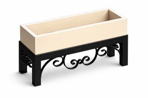 Wrought-Iron Scroll Planter