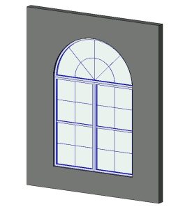 Arched window