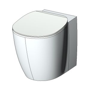 Back-to-wall toilet modern compact 2 Back-to-wall toilet modern compact